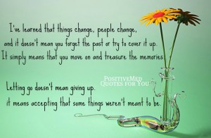 accepting change letting go