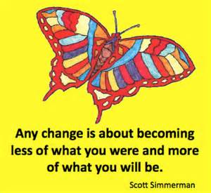 change potential butterfly less more