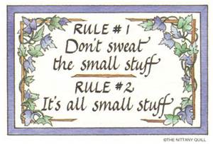 small stuff dstss rules