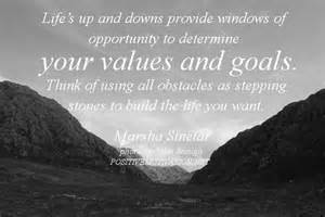 opportunity values and goals